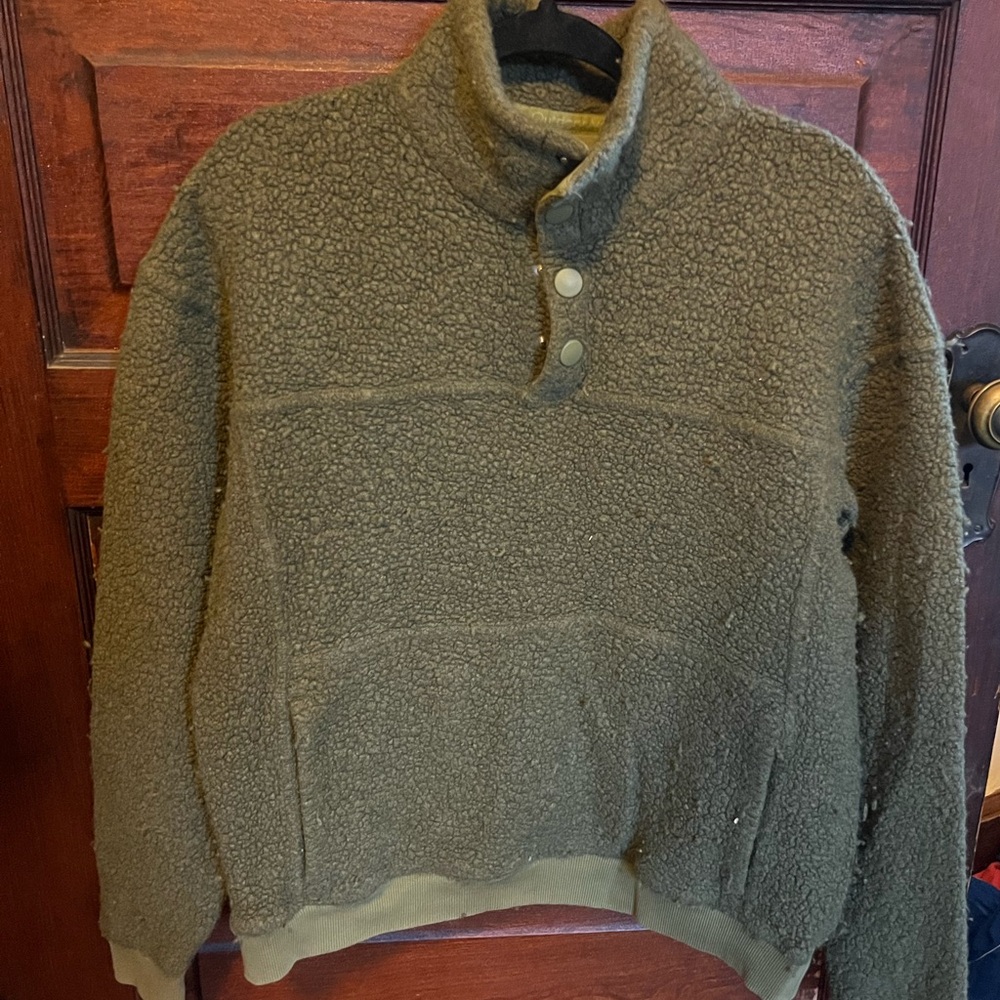 Outdoor Voices Forest Green Men's Crewneck Sweater